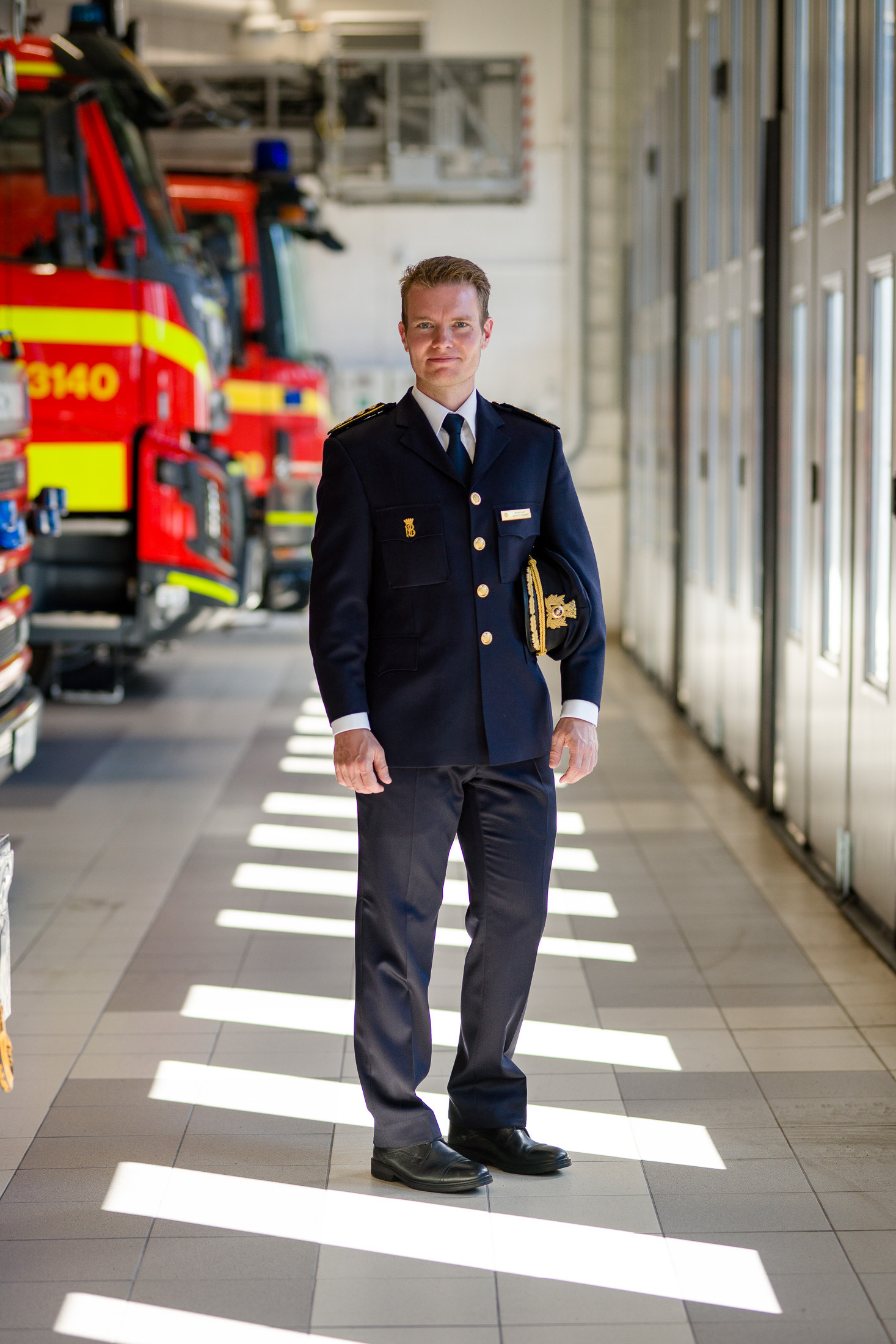 Johan Szymanski är ny brandchef och förvaltningsdirektör för Uppsala brandförsvar.